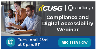 Attend the 'Compliance & Digital Accessibility' Webinar on April 23rd.